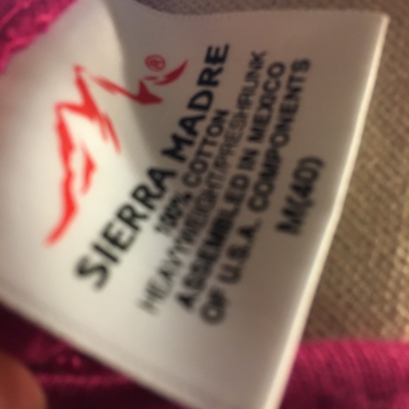 Sierra Madre basic hot pink t shirt NWOT M - Picture 4 of 4